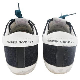 GOLDEN GOOSE | Super-Star Sneakers Navy Shimmer & Teal