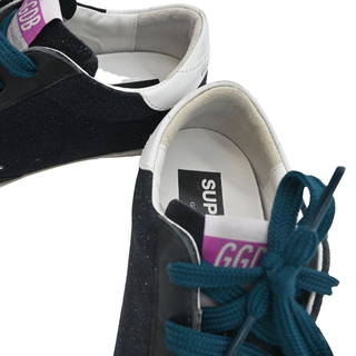 GOLDEN GOOSE | Super-Star Sneakers Navy Shimmer & Teal