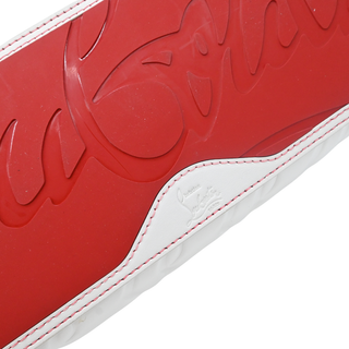 CHRISTIAN LOUBOUTIN | White Nappa Embossed Leather Cabata Tote Bag