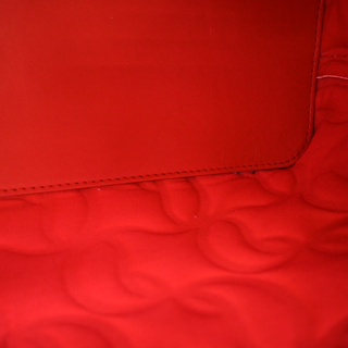 CHRISTIAN LOUBOUTIN | White Nappa Embossed Leather Cabata Tote Bag