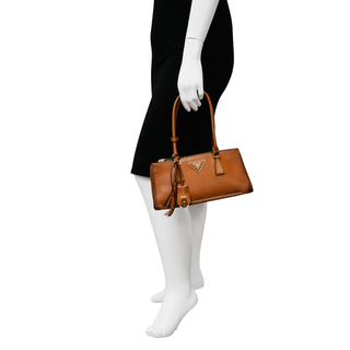 PRADA | Galleria Medium Cognac Leather Bag