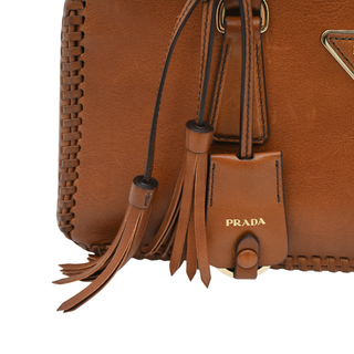 PRADA | Galleria Medium Cognac Leather Bag