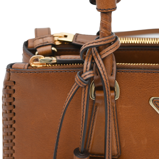 PRADA | Galleria Medium Cognac Leather Bag