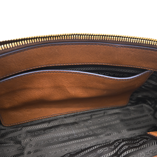 PRADA | Galleria Medium Cognac Leather Bag