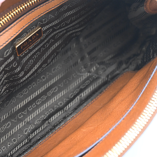 PRADA | Galleria Medium Cognac Leather Bag