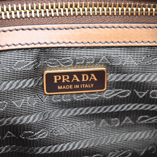 PRADA | Galleria Medium Cognac Leather Bag