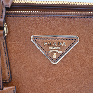 PRADA | Galleria Medium Cognac Leather Bag
