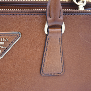 PRADA | Galleria Medium Cognac Leather Bag