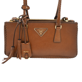 PRADA | Galleria Medium Cognac Leather Bag