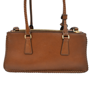 PRADA | Galleria Medium Cognac Leather Bag