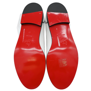 CHRISTIAN LOUBOUTIN | Mocalaureat White Leather Loafers