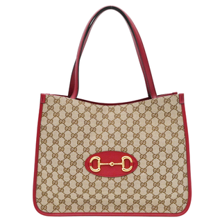GUCCI | 1955 Horsebit GG Canvas Tote Bag