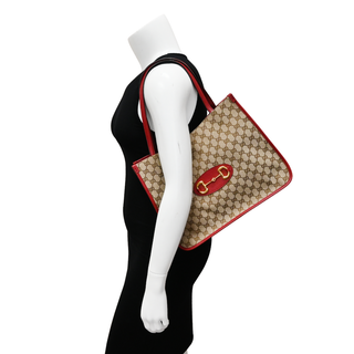 GUCCI | 1955 Horsebit GG Canvas Tote Bag