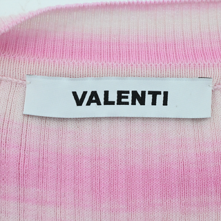 VALENTI | Pink Stripe Ischia Ribbed Knit Cardigan