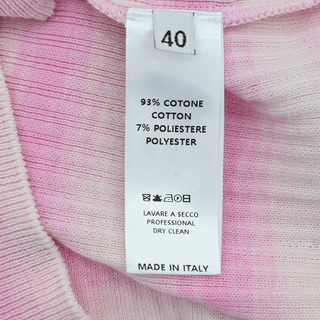 VALENTI | Pink Stripe Ischia Ribbed Knit Cardigan