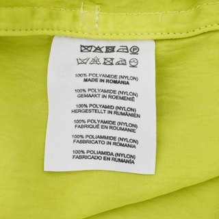 DRIES VAN NOTEN | Lime Green Nylon Twill Trenchcoat