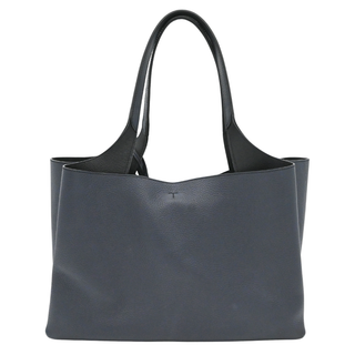 TOD'S | Soft Navy Blue Leather Tote Bag