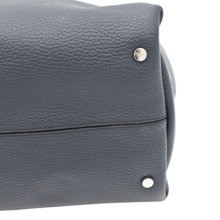 TOD'S | Soft Navy Blue Leather Tote Bag
