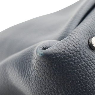 TOD'S | Soft Navy Blue Leather Tote Bag