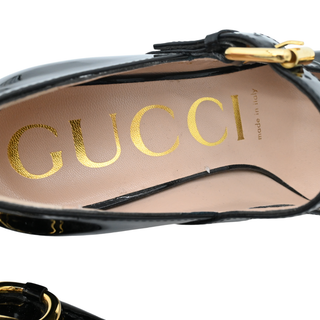 GUCCI | Black Patent Leather Horsebit Mary Jane Pumps