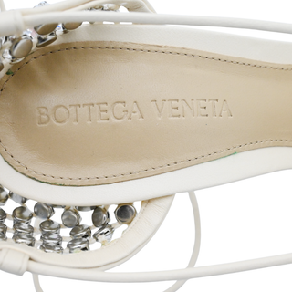 BOTTEGA VENETA | Mesh Crystal Embellished Strappy Heels