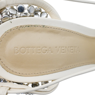 BOTTEGA VENETA | Mesh Crystal Embellished Strappy Heels