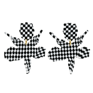 LELE SADOUGHI | Checkerboard Small Paper Lilly Earrings