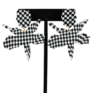 LELE SADOUGHI | Checkerboard Small Paper Lilly Earrings