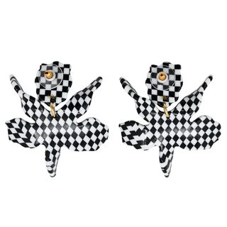 LELE SADOUGHI | Checkerboard Small Paper Lilly Earrings