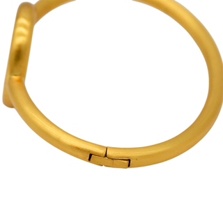 DEAN DAVIDSON | Dome Brushed Gold-Plated Bracelet