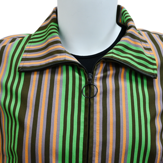 AKRIS PUNTO | Multicolor Striped Zip Jacket