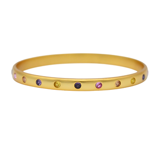 JULIE VOS | Pink Dawn Rainbow Bangle