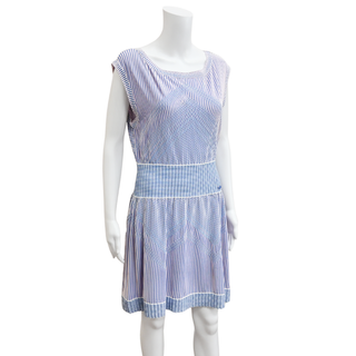CHANEL | Multicolored Striped Knit Dress