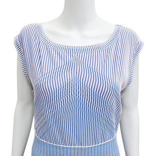 CHANEL | Multicolored Striped Knit Dress