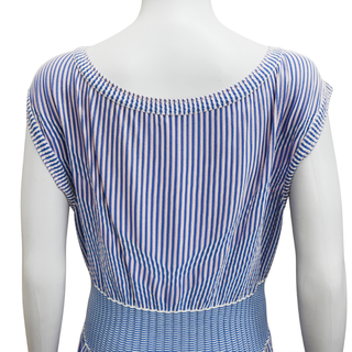 CHANEL | Multicolored Striped Knit Dress