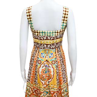 ETRO | Multicolor Printed Cotton Midi Dress