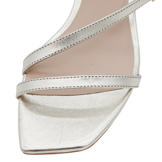 STUART WEITZMAN | Oasis Gold Metallic Wedge Sandals