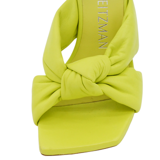STUART WEITZMAN | Lime Playa Ankle Strap Knot Sandals