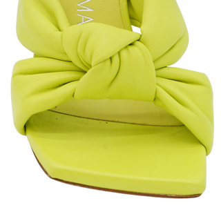 STUART WEITZMAN | Lime Playa Ankle Strap Knot Sandals