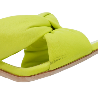 STUART WEITZMAN | Lime Playa Ankle Strap Knot Sandals