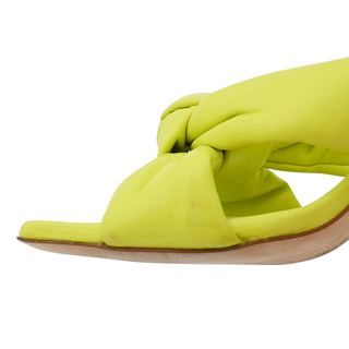 STUART WEITZMAN | Lime Playa Ankle Strap Knot Sandals