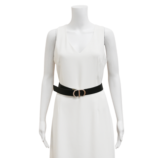 CHRISTIAN DIOR | Reversible 'CD' Leather Belt