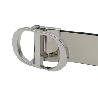 CHRISTIAN DIOR | Reversible 'CD' Leather Belt