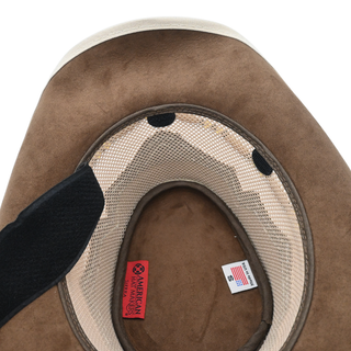 AMERICAN HAT MAKERS | Sierra Latte Suede Leather Cowgirl Hat