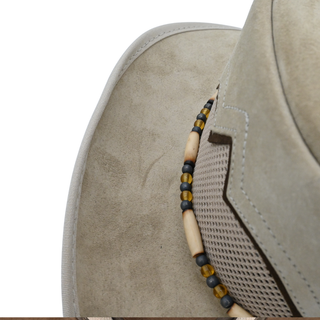 AMERICAN HAT MAKERS | Sierra Latte Suede Leather Cowgirl Hat