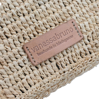 VANESSA BRUNO | Raffia Pom Pom Crossbody Bag