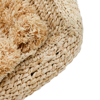 VANESSA BRUNO | Raffia Pom Pom Crossbody Bag