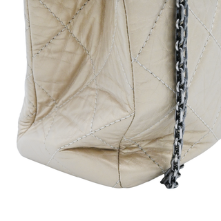 CHANEL | Gold Quilted Reissue Leather Tote Bag