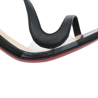 CHRISTIAN LOUBOUTIN | Rosalie Black Leather Heels