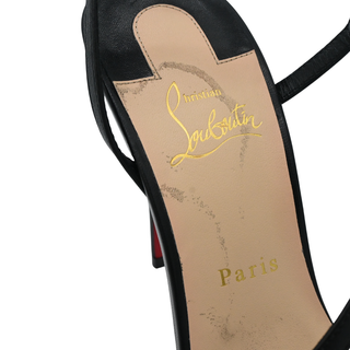 CHRISTIAN LOUBOUTIN | Rosalie Black Leather Heels